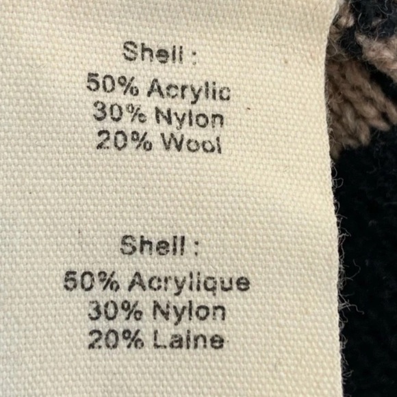 L'AGENCE Kloss Convertible Sweater, tank & shrug in 1, black/oatmeal,XS,EUC - Picture 5 of 8